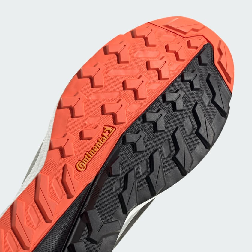 Adidas Men's Terrex Free Hiker 2.0 Low Gore-Tex in Wonder Beige Core Black Semi Impact orange - Image 7