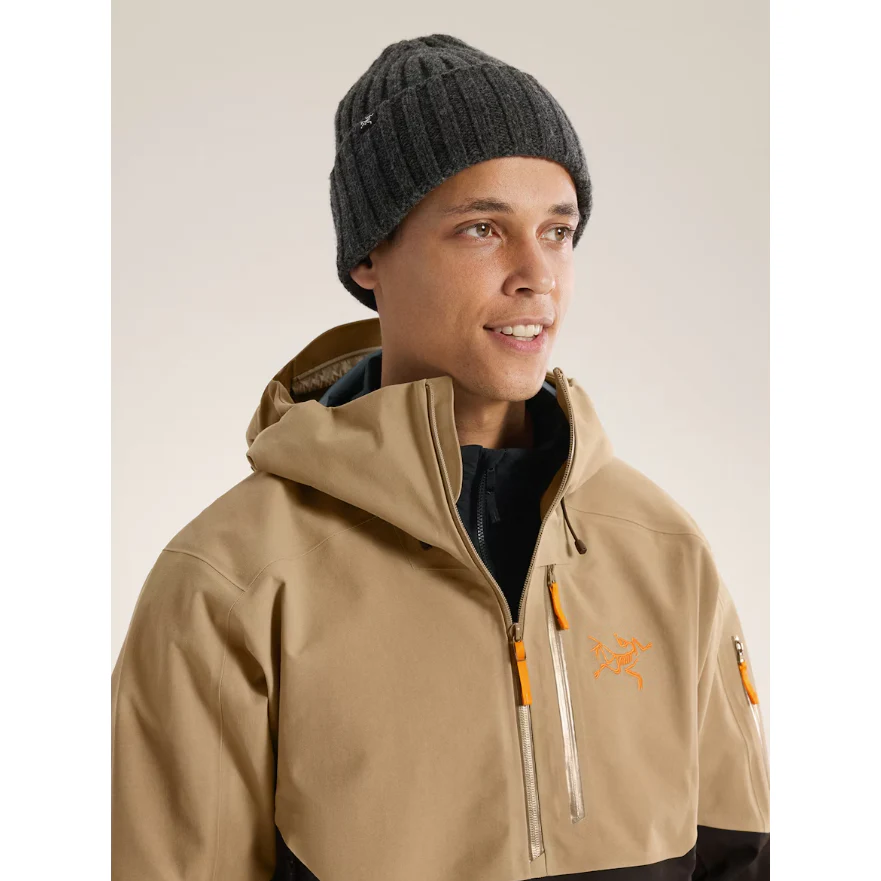 Arc'teryx Chunky Ribbed Toque in Black Heather - Image 3