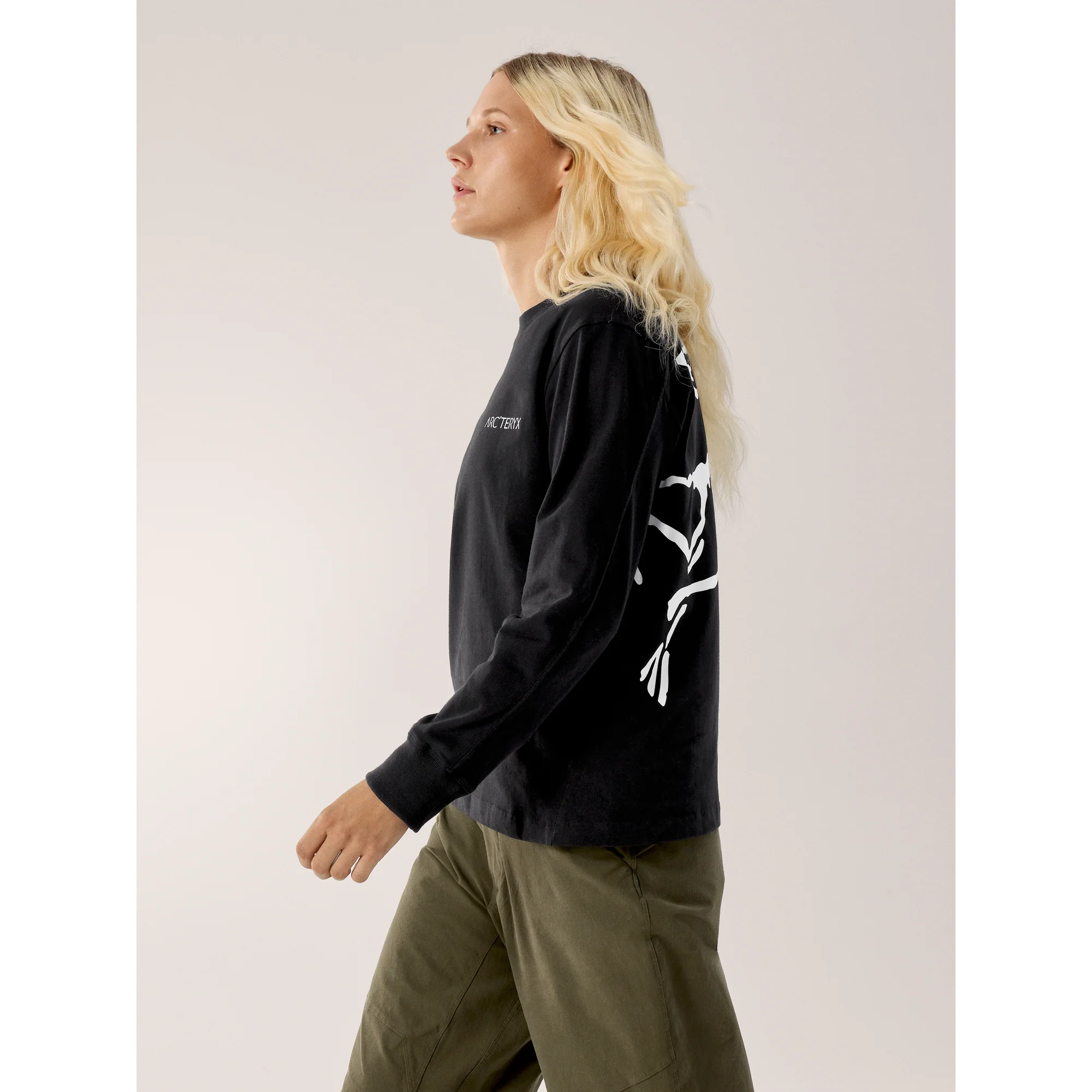 Arc'teryx Women's Kragg Cotton Bird Crew Neck Shirt LS - Image 10