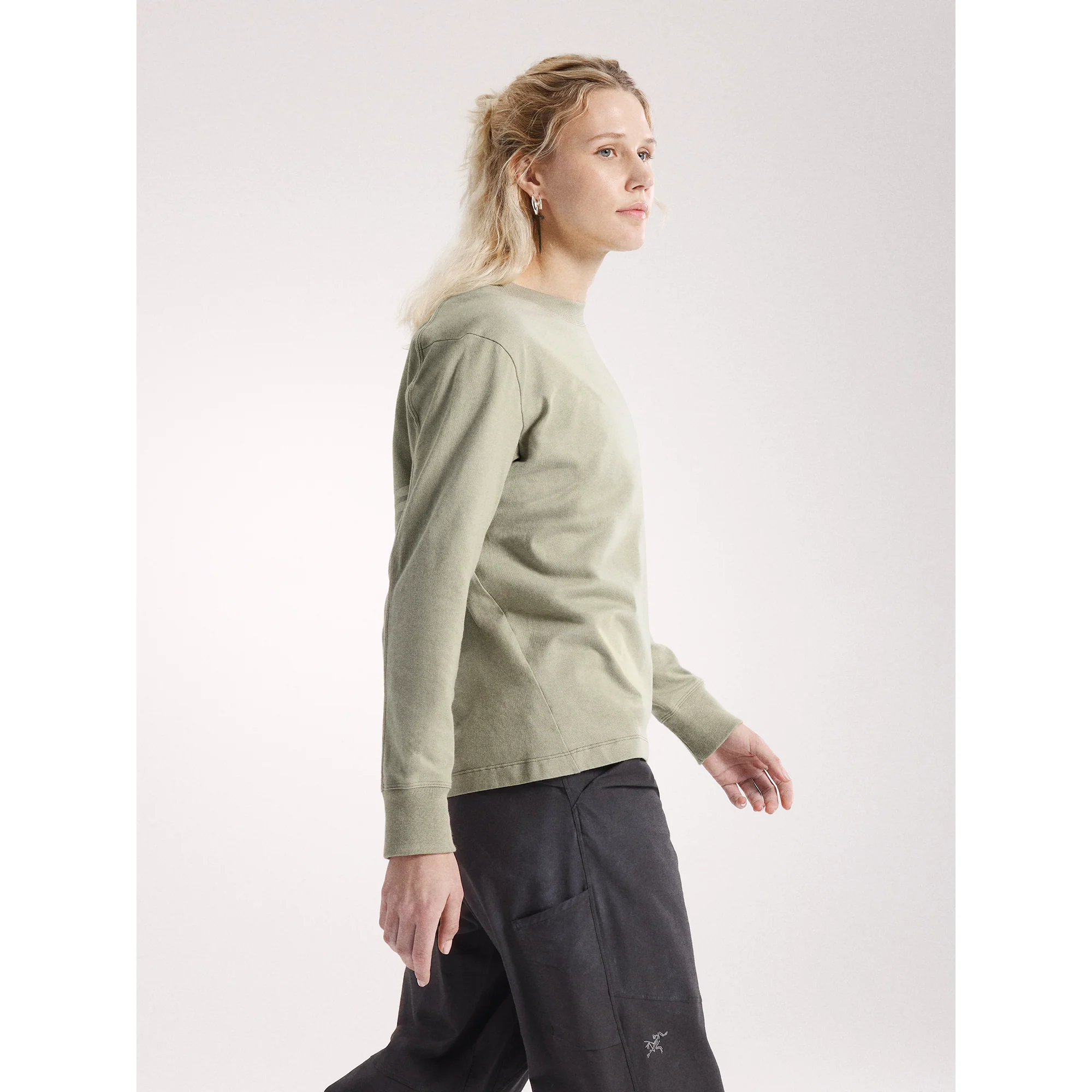 Arc'teryx Women's Kragg Cotton Bird Crew Neck Shirt LS - Image 5