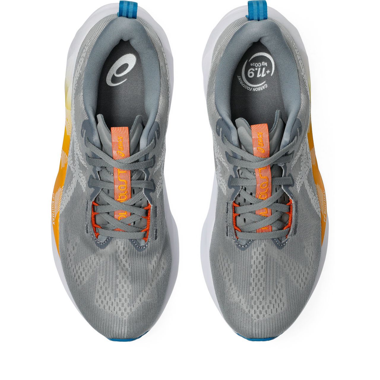 Asics Men's Novablast 5 Running Shoes in Gravel/White - Image 4