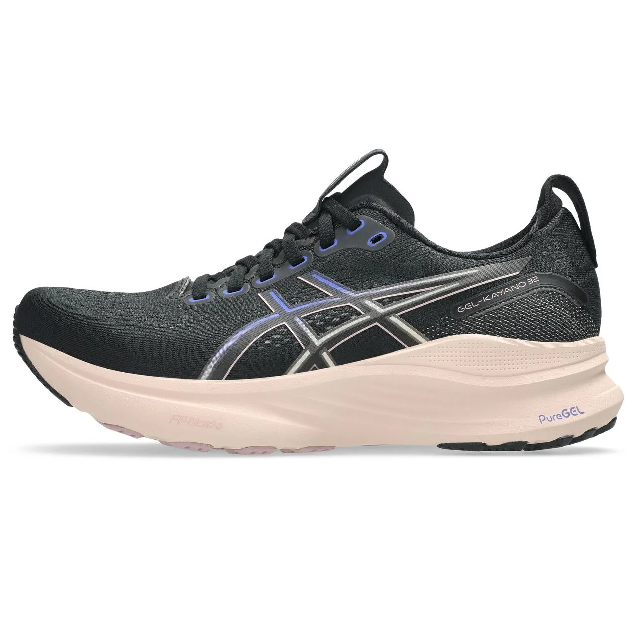 Asics Women's Gel-Kayano 32 Running Shoes in Black/Pearl Pink - Image 3