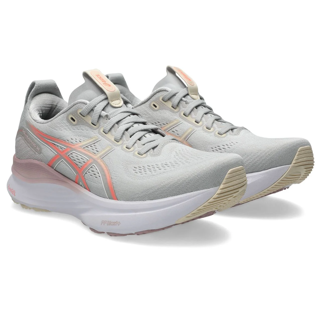 Asics Women's Gel-Kayano 32 Running Shoes in Cloud Grey/Seashell - Image 6