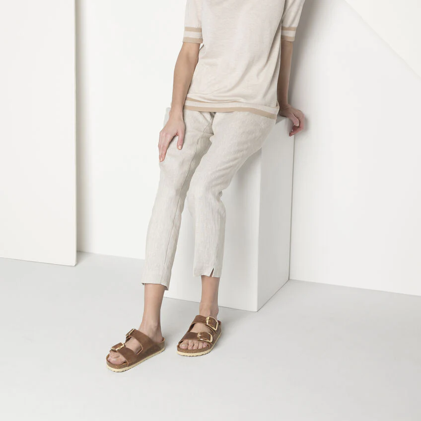 Birkenstock Arizona Big Buckle Oiled Leather in Cognac - Image 5