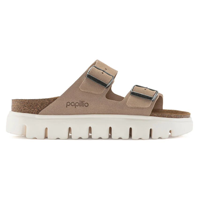 Birkenstock Arizona Chunky Suede Leather in Warm Sand - Image 5