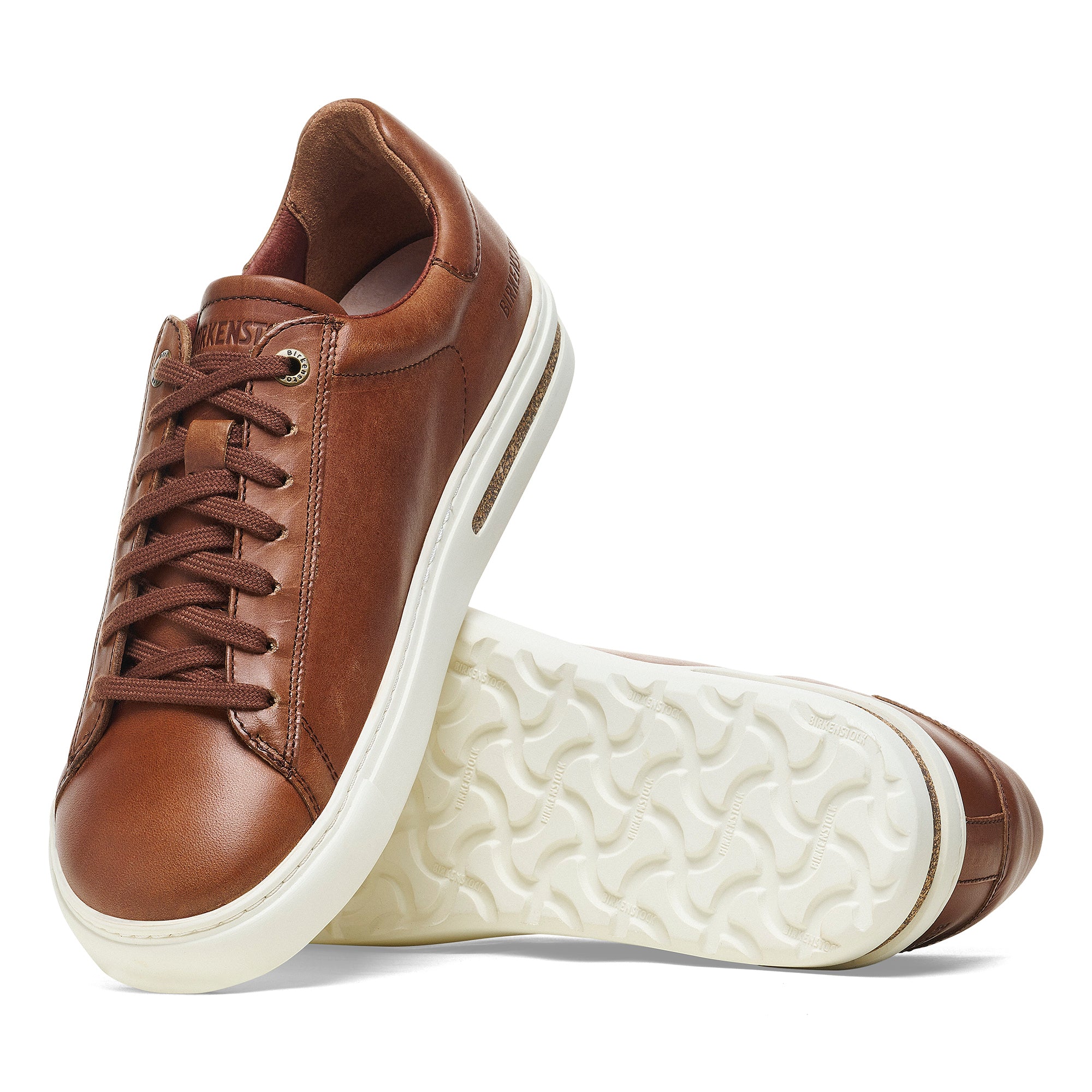 Birkenstock Bend Canvas Suede Low Sneaker in Cognac - Image 2