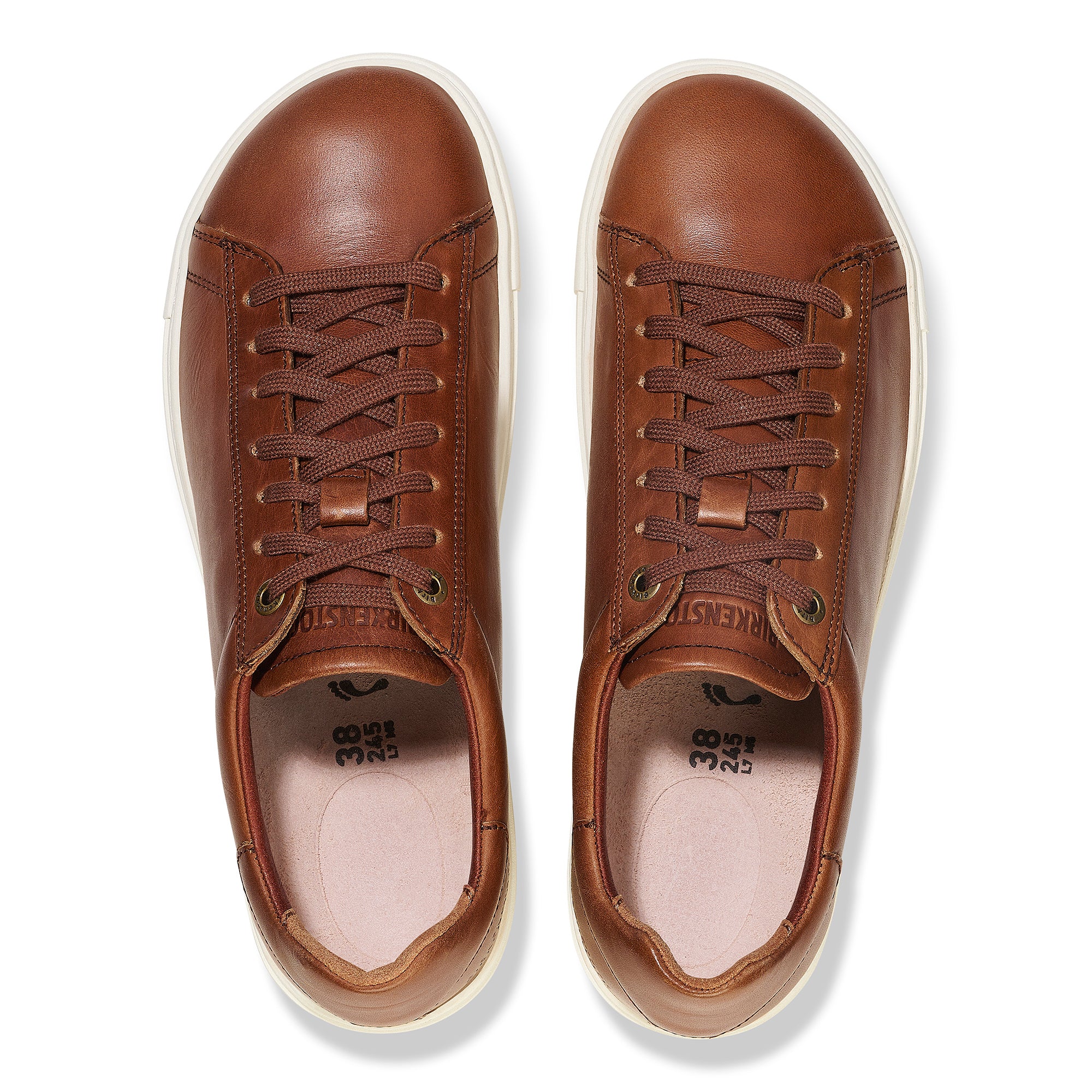 Birkenstock Bend Canvas Suede Low Sneaker in Cognac - Image 3