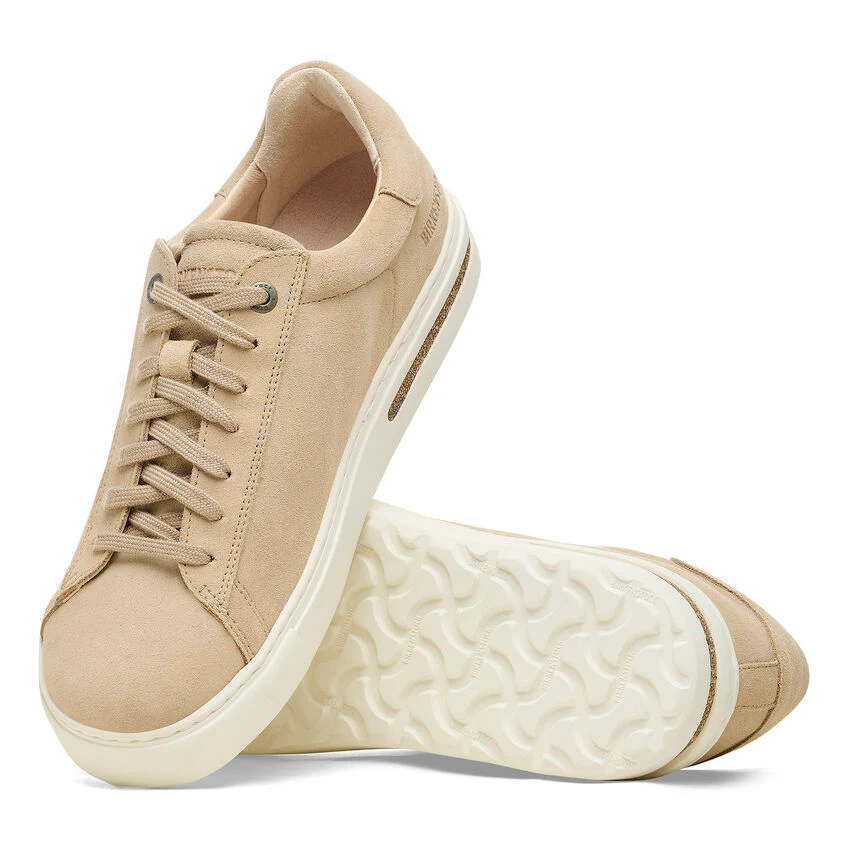 Birkenstock Bend Low Suede Leather Sneaker in Sandcastle - Image 2
