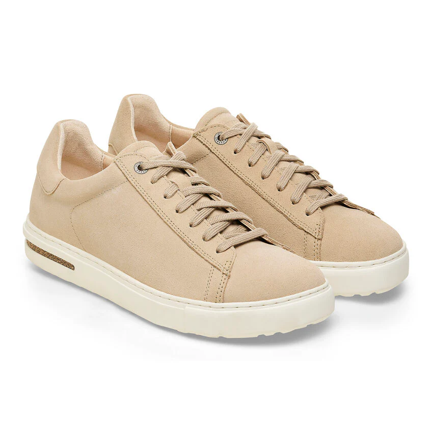 Birkenstock Bend Low Suede Leather Sneaker in Sandcastle - Image 4