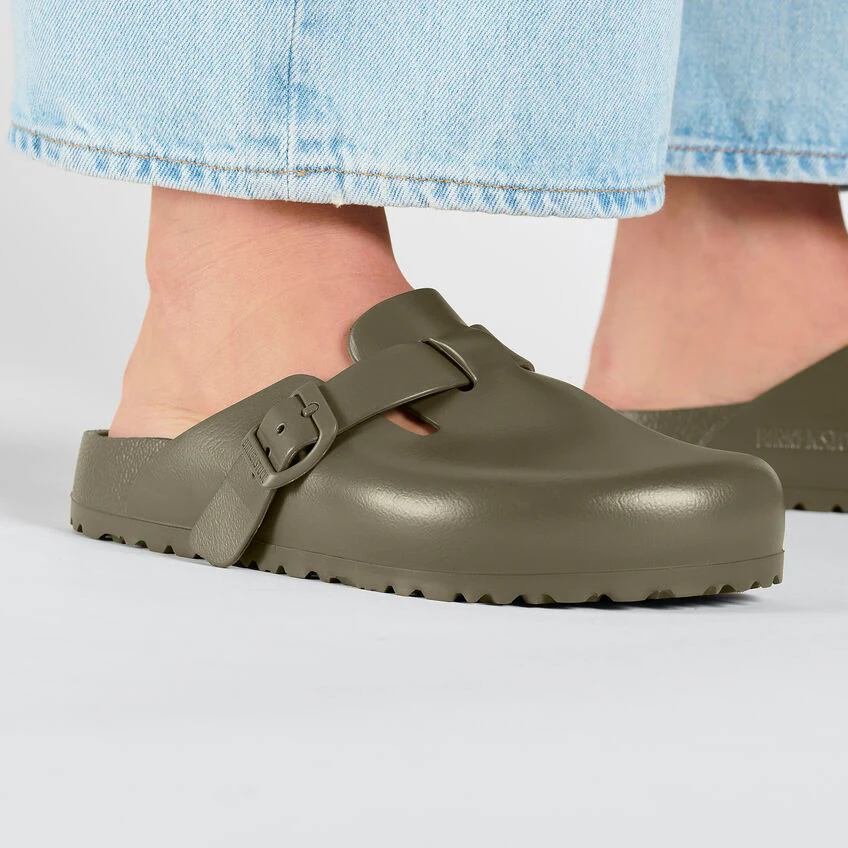 Birkenstock Boston Essentials EVA in Faded Khaki - Image 4