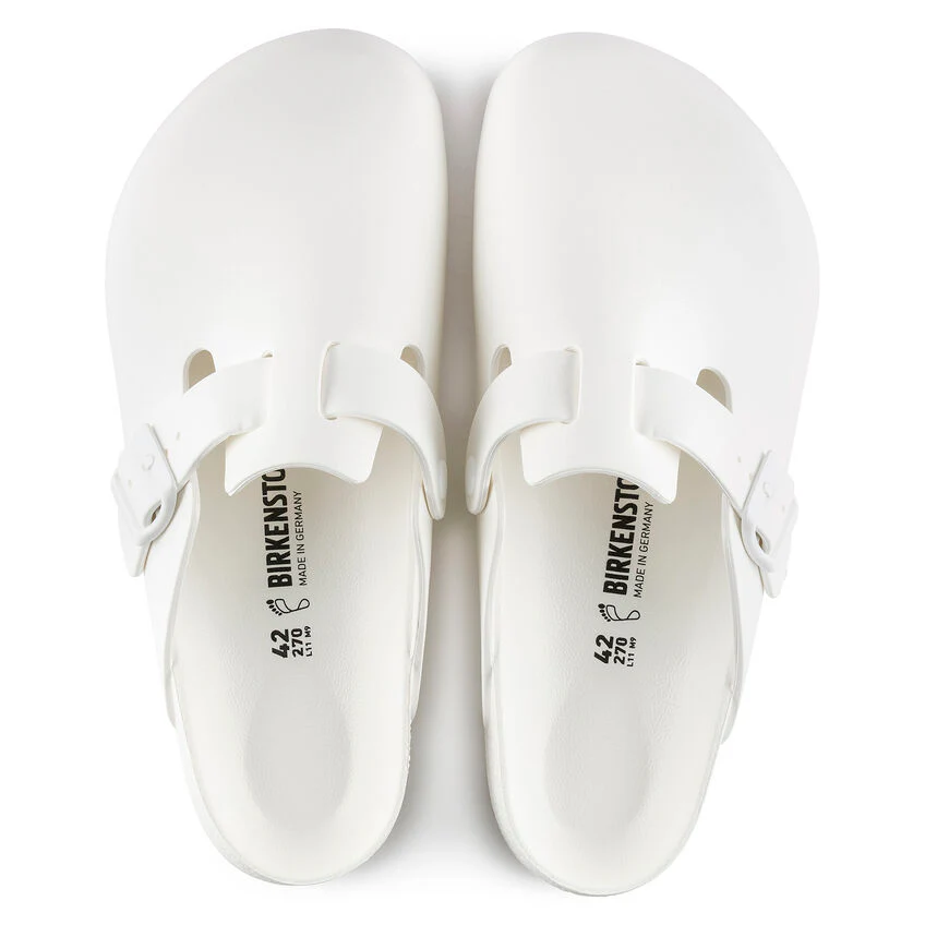Birkenstock Boston Essentials EVA in White - Image 4