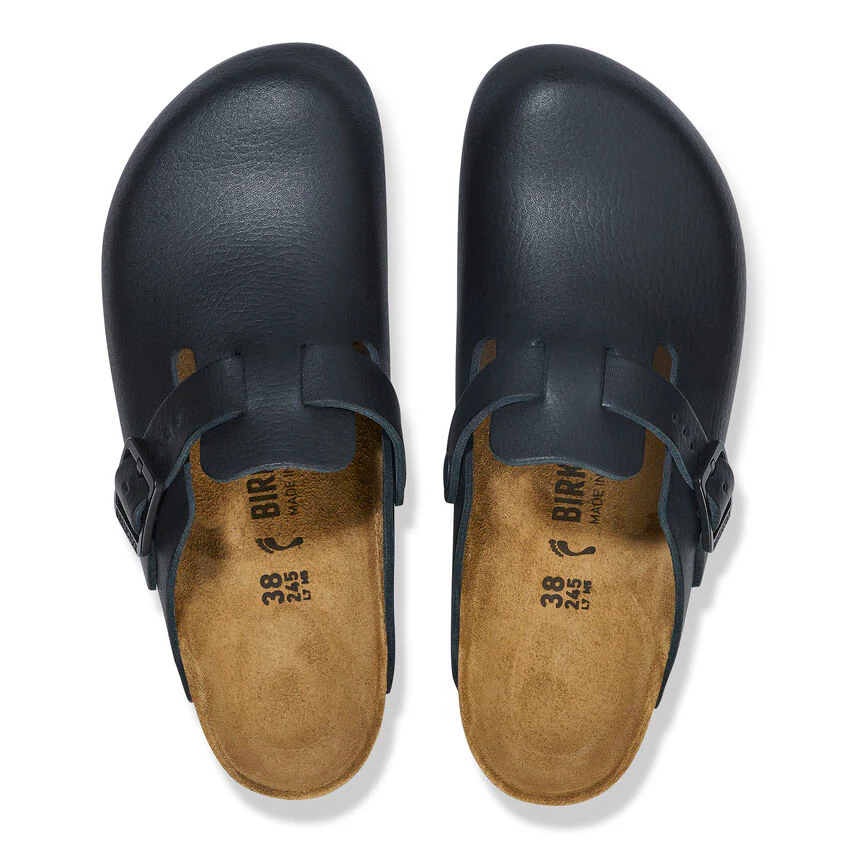 Birkenstock Boston Pro Leather in Black - Image 5