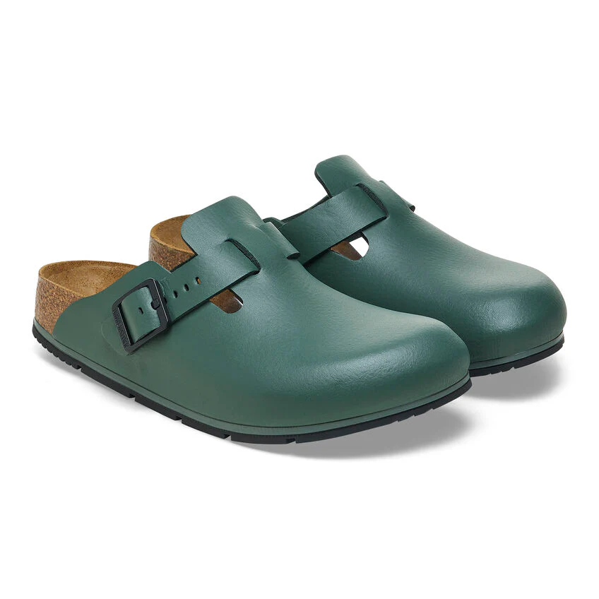 Birkenstock Boston Pro Leather in Thyme - Image 3