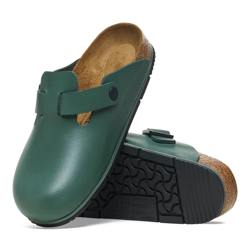Birkenstock Boston Pro Leather in Thyme - Image 5