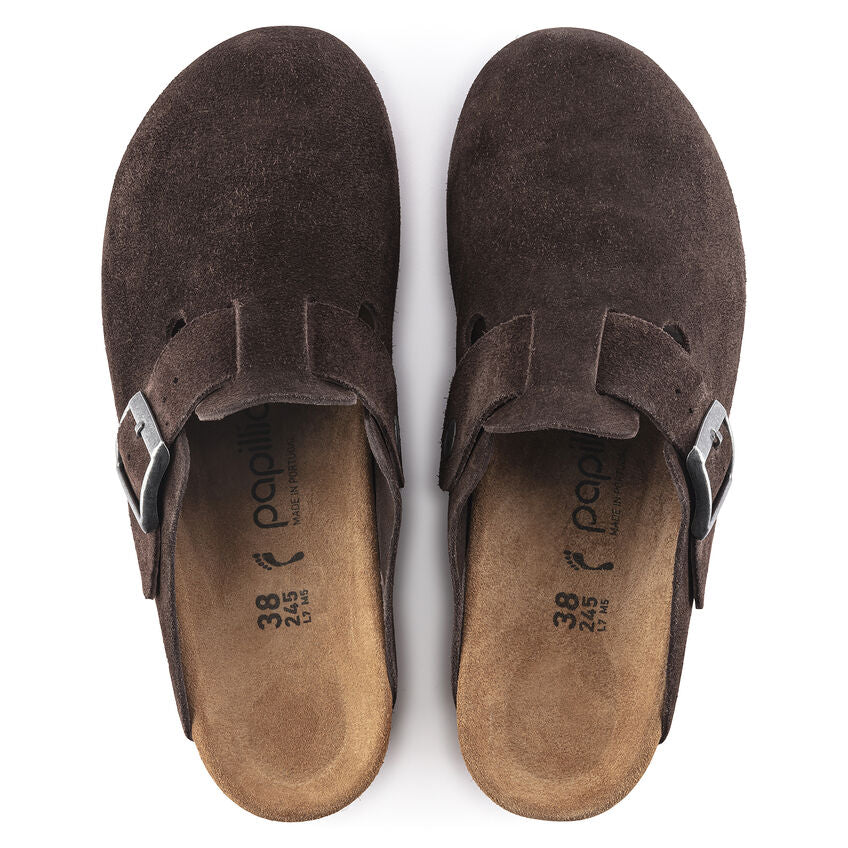 Birkenstock Fanny Suede Leather Clog in Roast - Image 5