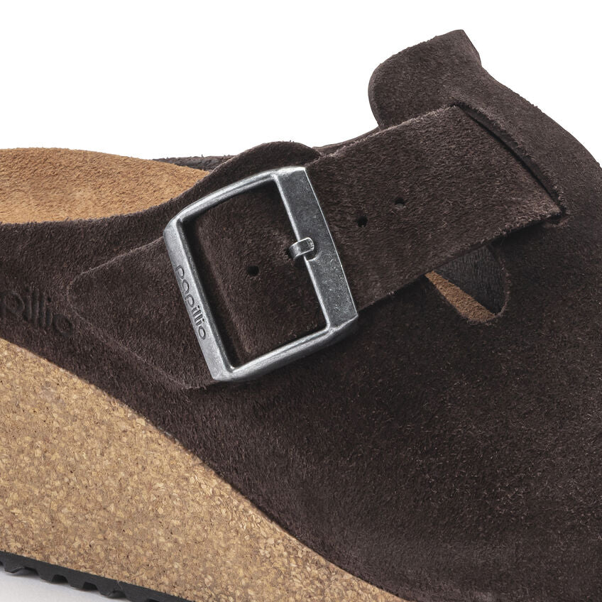Birkenstock Fanny Suede Leather Clog in Roast - Image 8