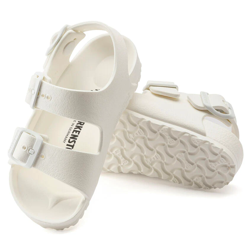 Birkenstock Kid's Milano Essentials EVA in White - Image 2