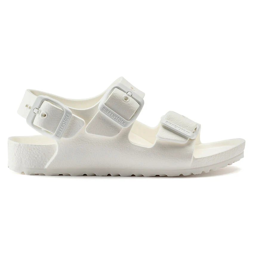Birkenstock Kid's Milano Essentials EVA in White - Image 5