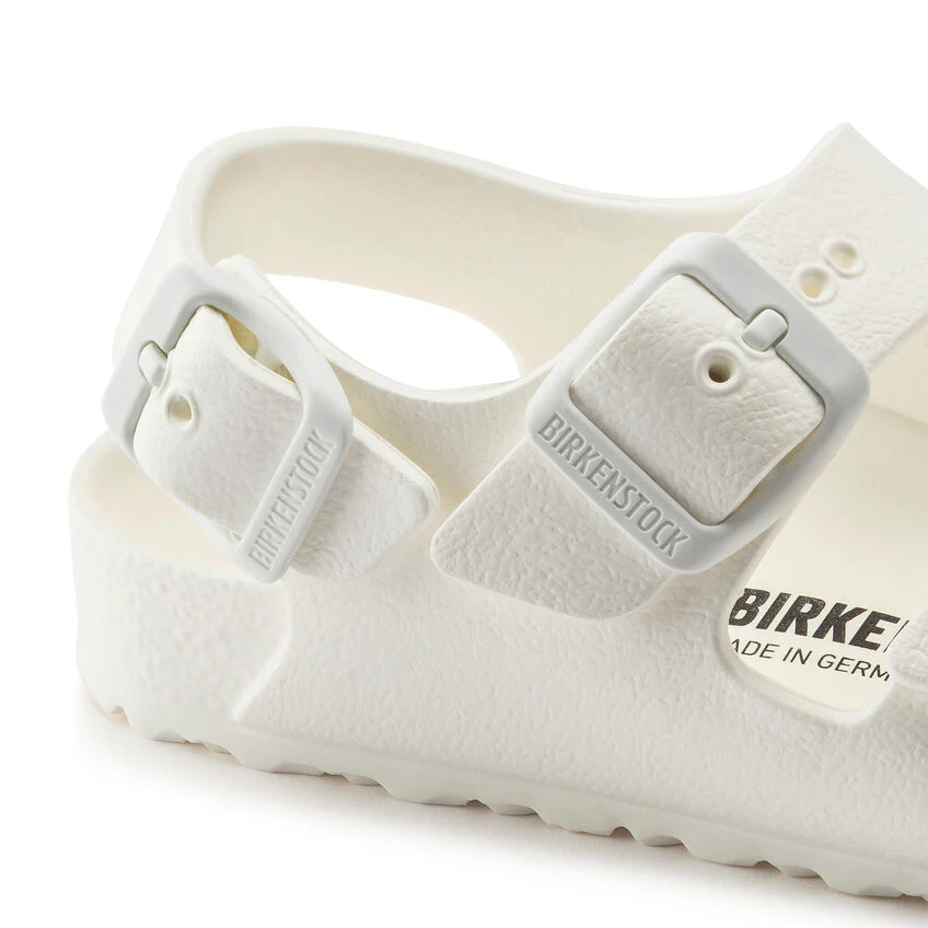 Birkenstock Kid's Milano Essentials EVA in White - Image 6