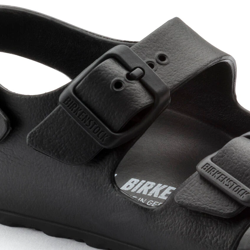 Birkenstock Kid's Milano Essentials EVA in Black - Image 2