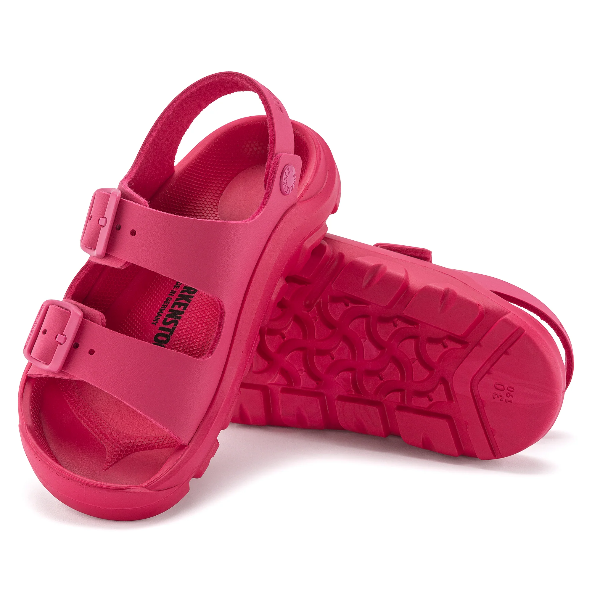 Birkenstock Kid's Mogami Birko-Flor Sandal in Tulip - Image 2