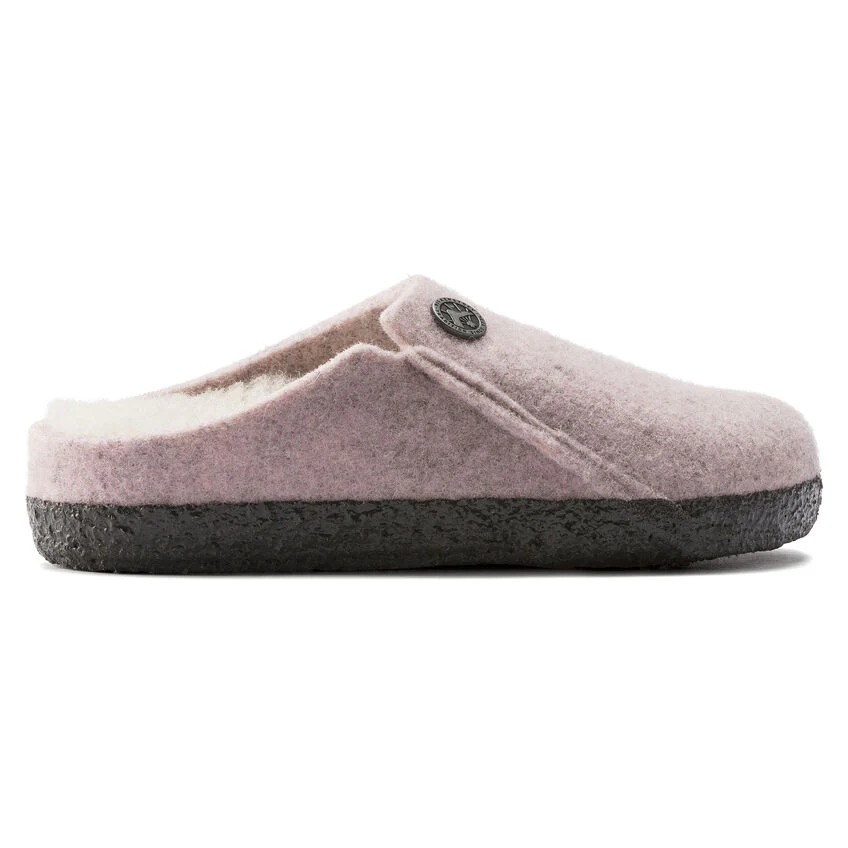 Birkenstock Kid's Zermatt Shearling in Soft Pink - Image 3