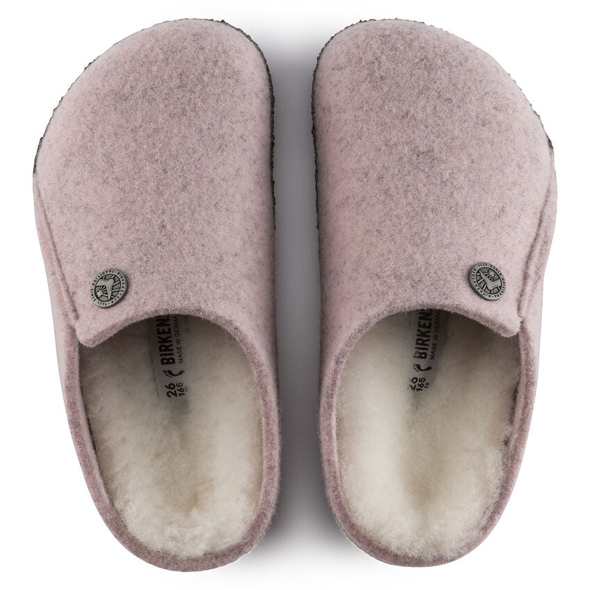 Birkenstock Kid's Zermatt Shearling in Soft Pink - Image 5