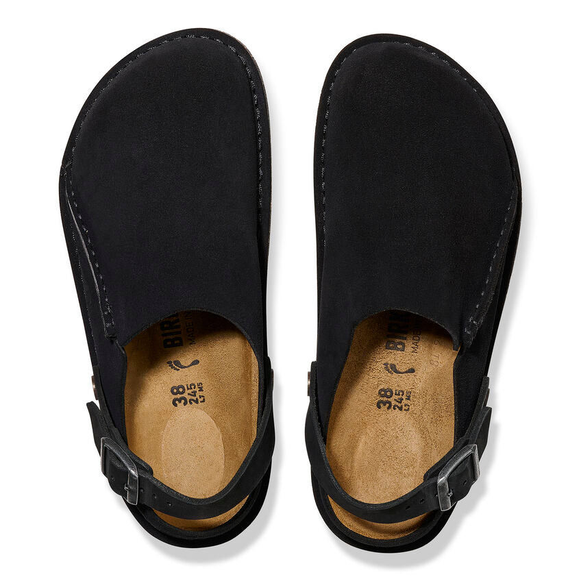 Birkenstock Lutry Premium Suede Leather in Black - Image 5