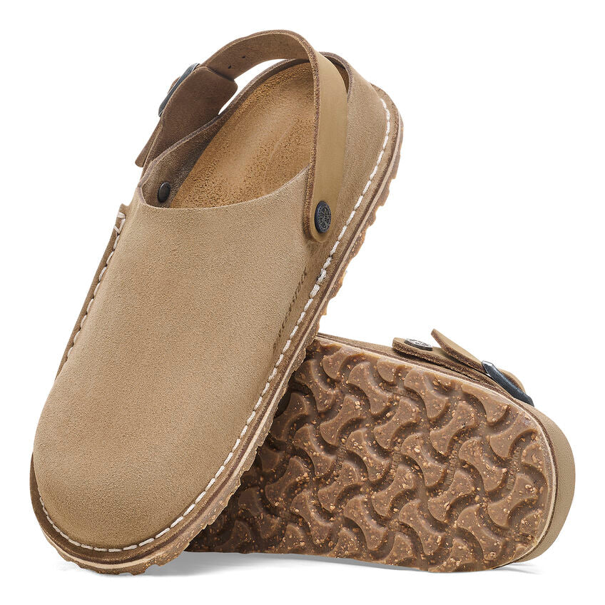 Birkenstock Men's Lutry Premium Suede Leather in Gray Taupe - Image 4