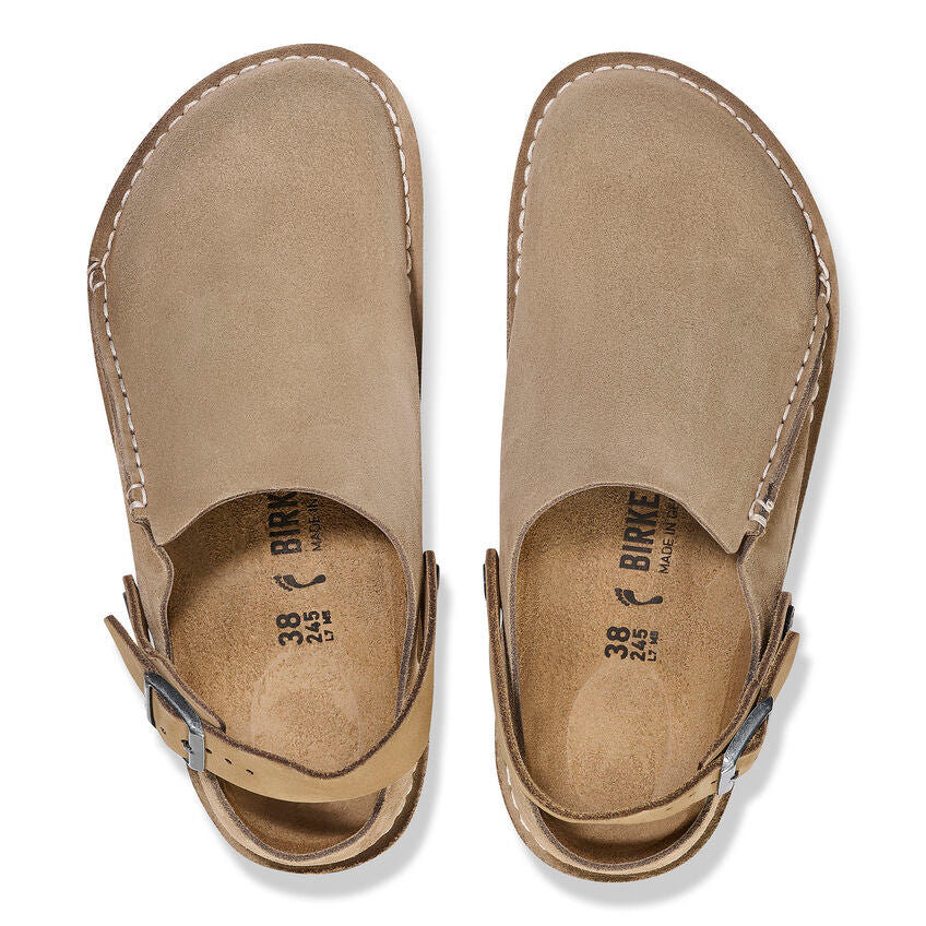Birkenstock Men's Lutry Premium Suede Leather in Gray Taupe - Image 5