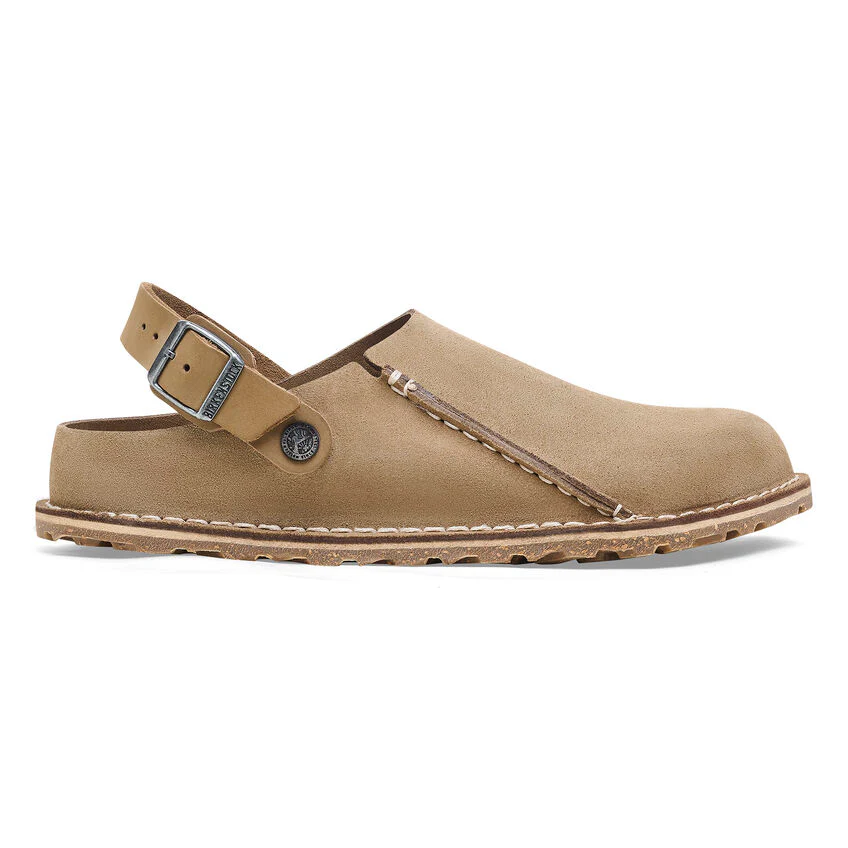 Birkenstock Men's Lutry Premium Suede Leather in Gray Taupe - Image 7