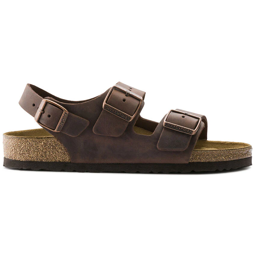 Birkenstock Milano Natural Leather Oiled in Habana - Image 5