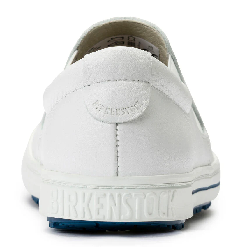 Birkenstock QO 400 Leather Safety Shoe in White - Image 6