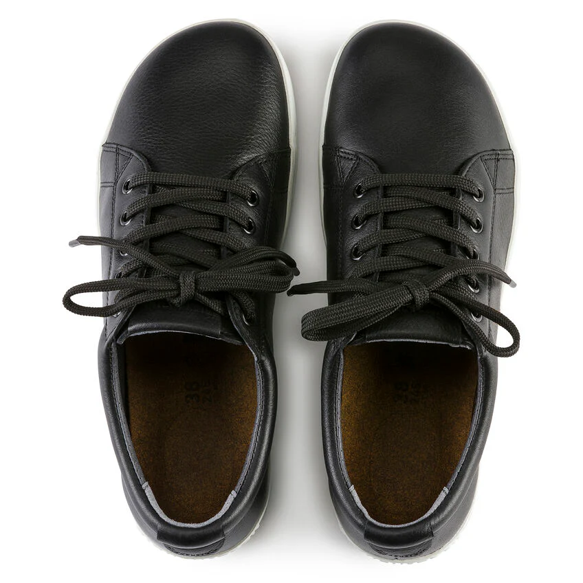 Birkenstock QO 500 Leather Safety Shoe in Black - Image 3