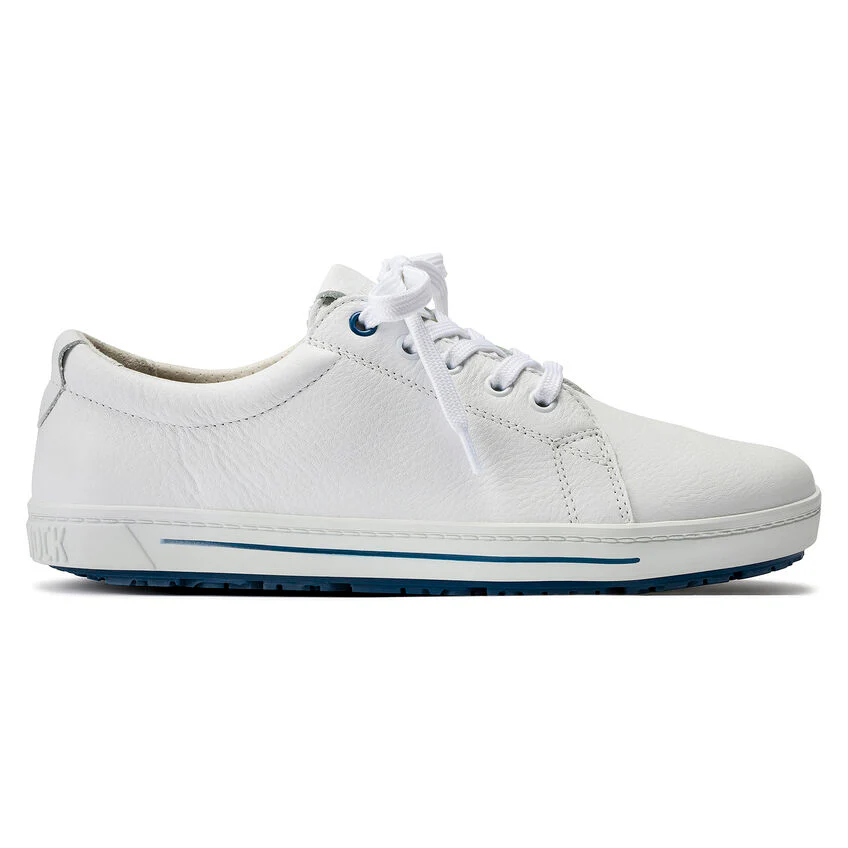 Birkenstock QO 500 Leather Safety Shoe in White - Image 5