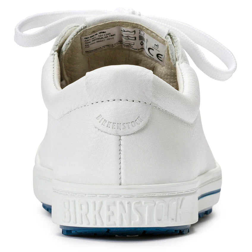 Birkenstock QO 500 Leather Safety Shoe in White - Image 6