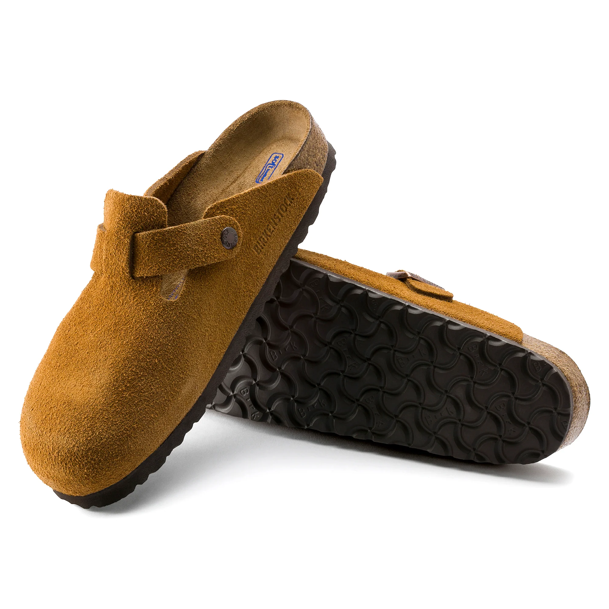 Birkenstock Boston Soft Footbed Suede Leather Clog in Mink - Image 7