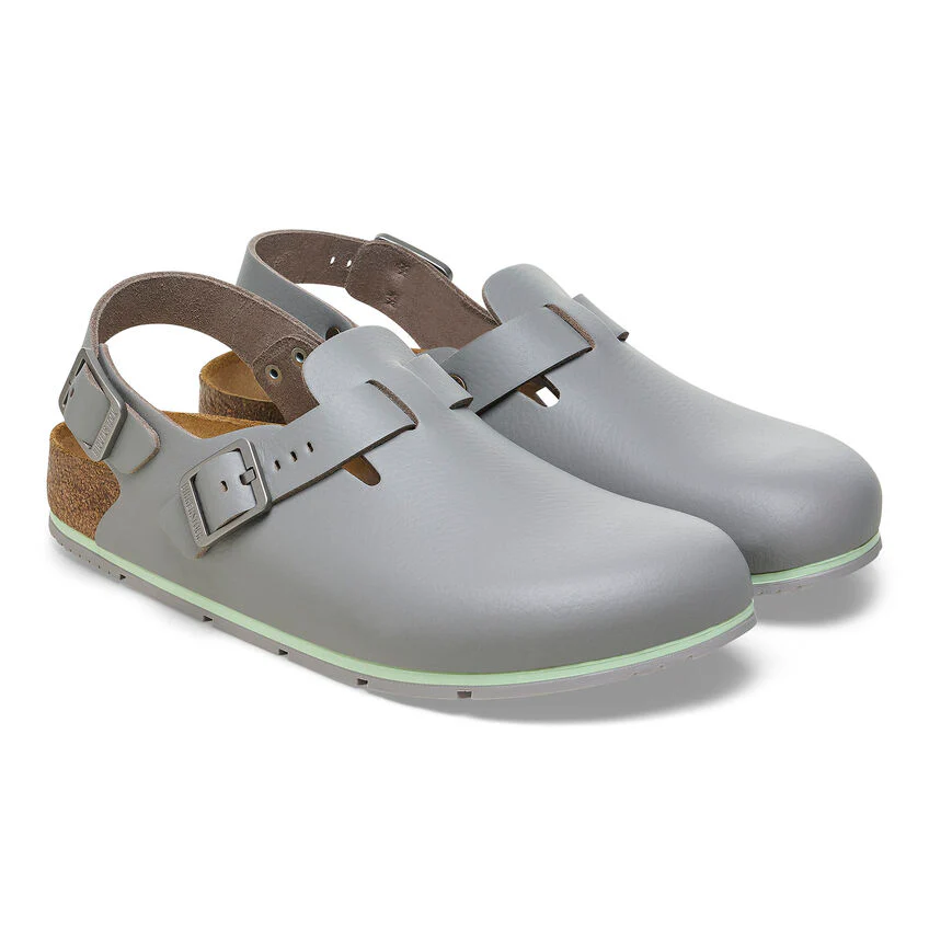Birkenstock Tokio Pro Leather in Gun Metal - Image 2