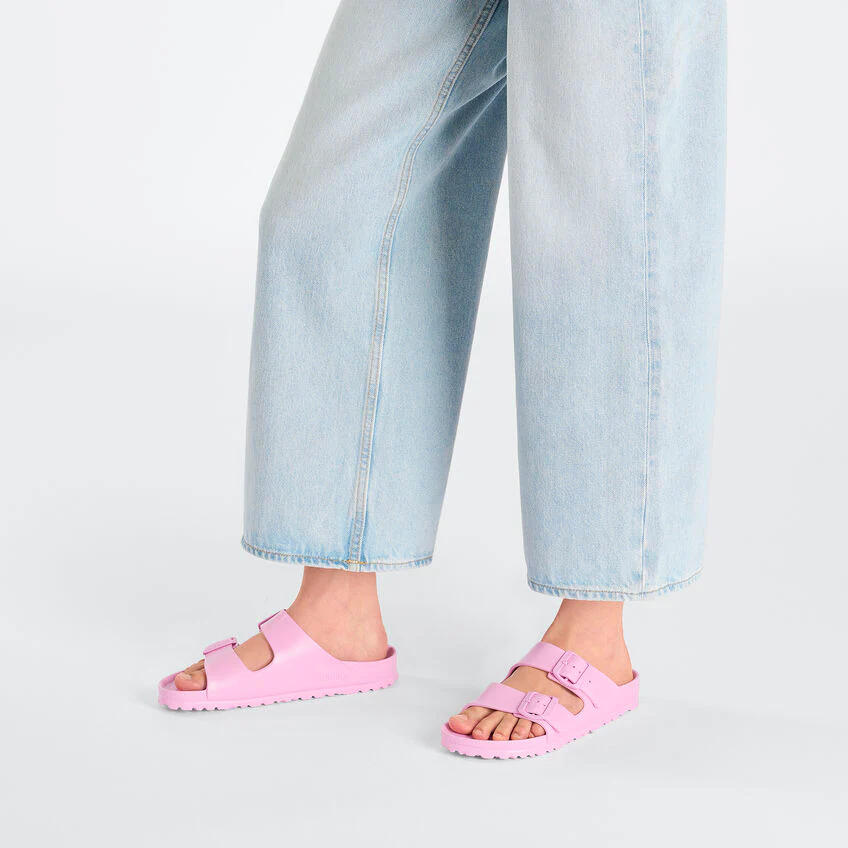 Birkenstock Women's Arizona EVA Essentials Sandal in Fondant Pink - Image 3