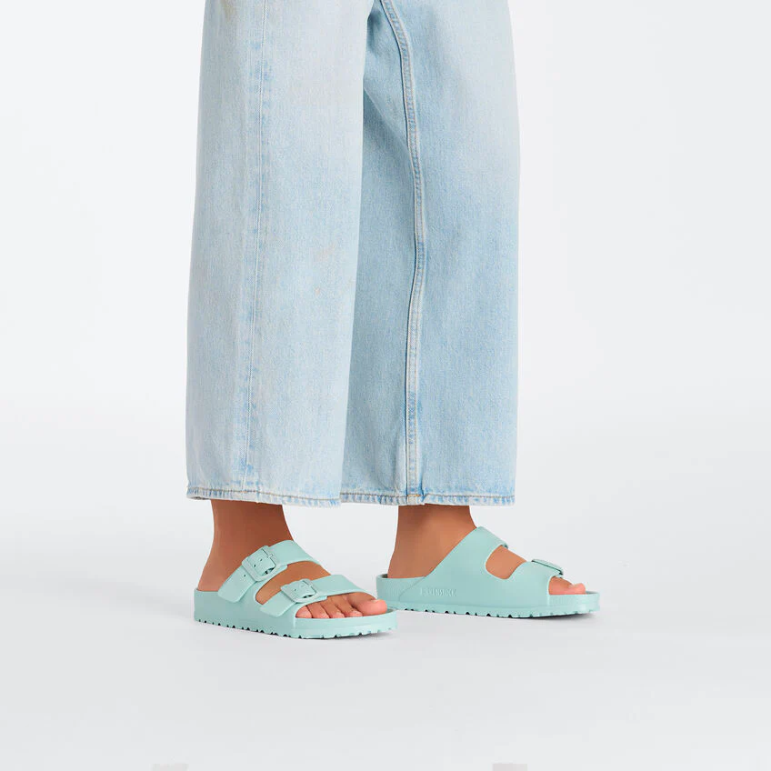 Birkenstock Women's Arizona EVA Essentials Sandal in Surf Green - Image 3