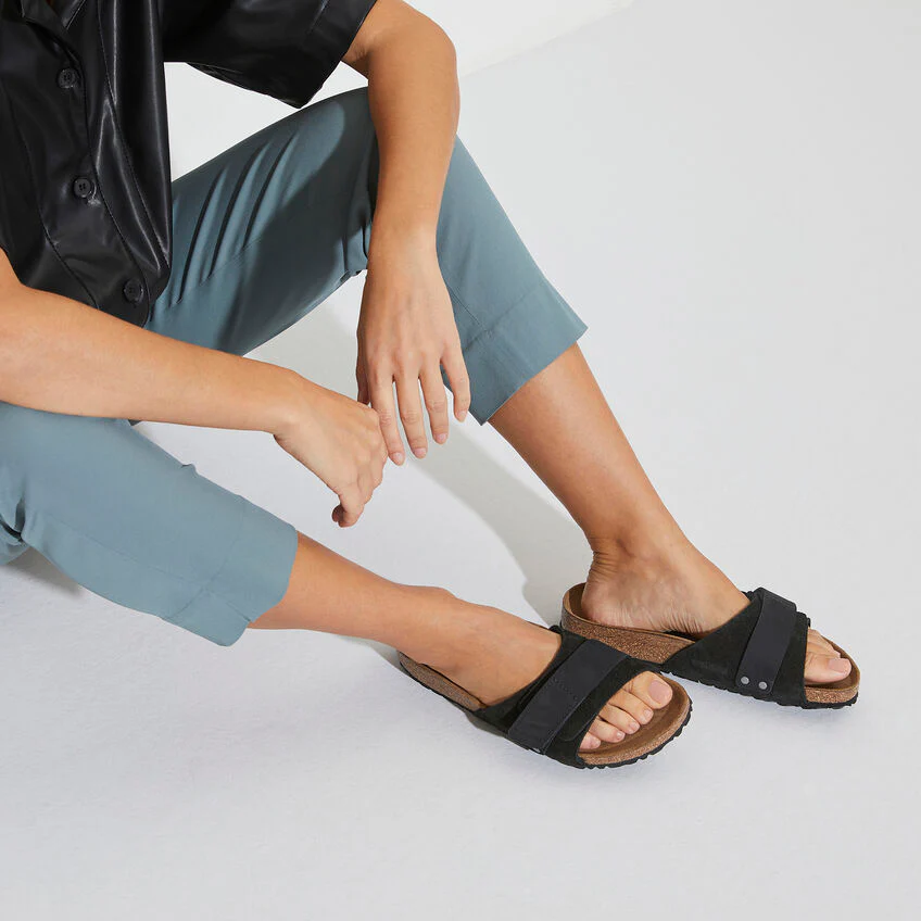 Birkenstock Women's Oita Suede Leather in Black - Image 2