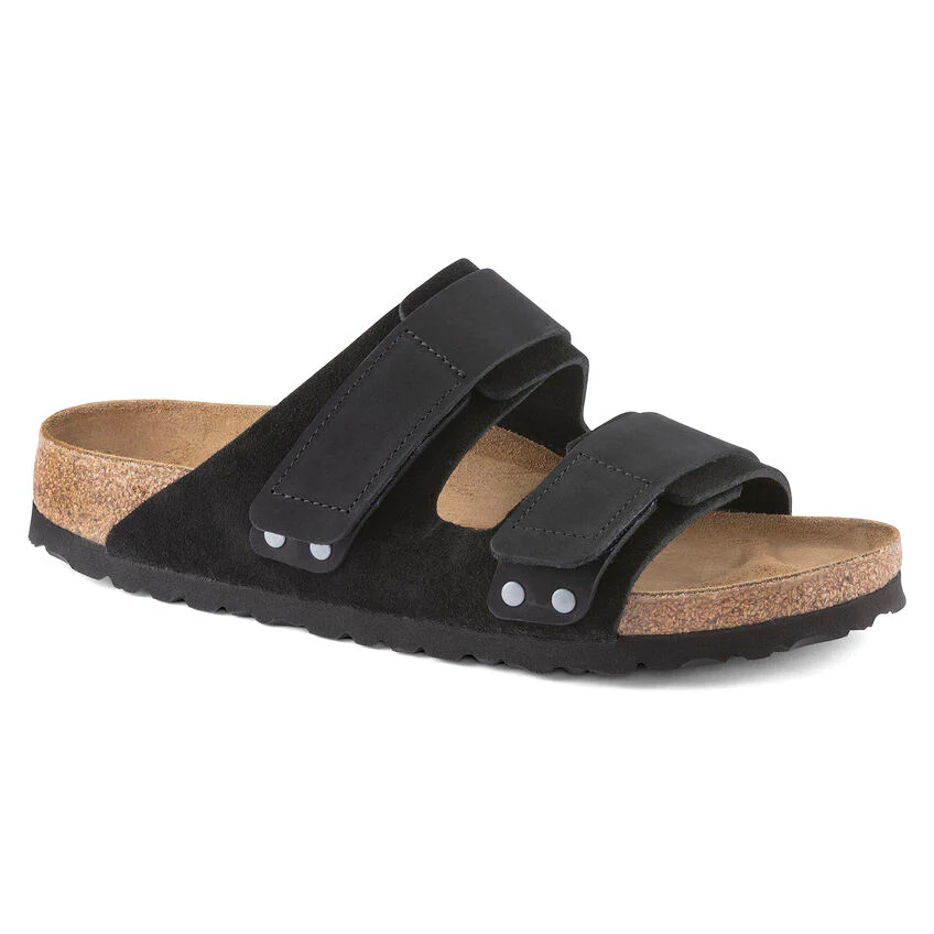 Birkenstock Women's Uji Nubuck-Suede Leather in Black