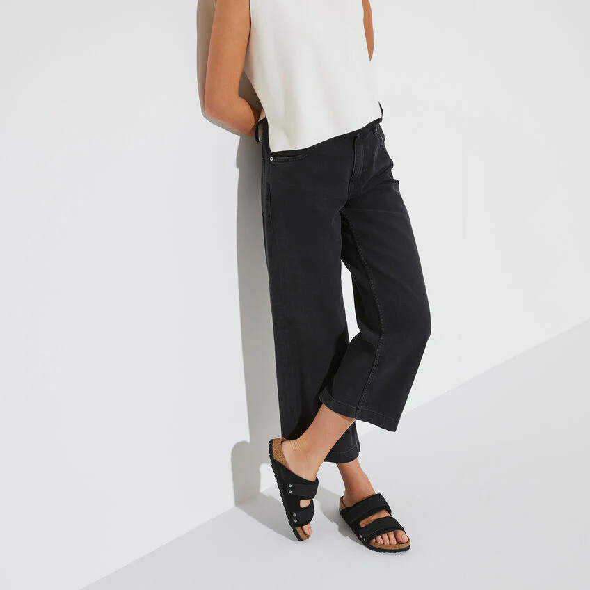 Birkenstock Women's Uji Nubuck-Suede Leather in Black - Image 4
