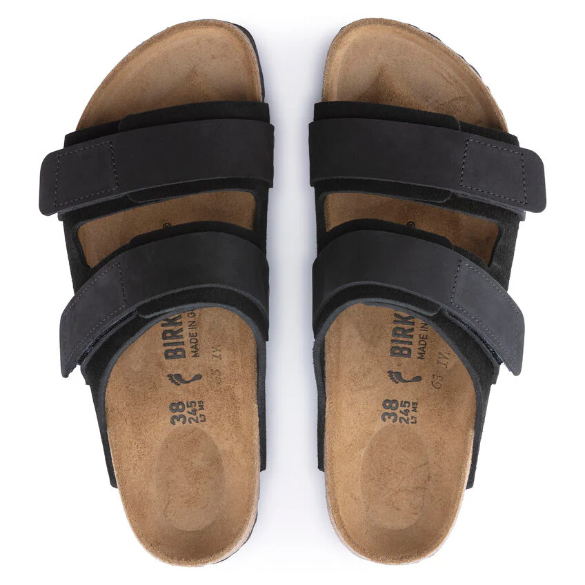 Birkenstock Women's Uji Nubuck-Suede Leather in Black - Image 7