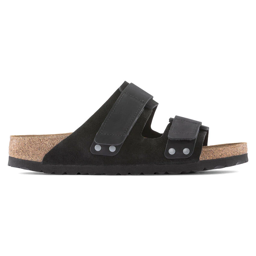 Birkenstock Women's Uji Nubuck-Suede Leather in Black - Image 9