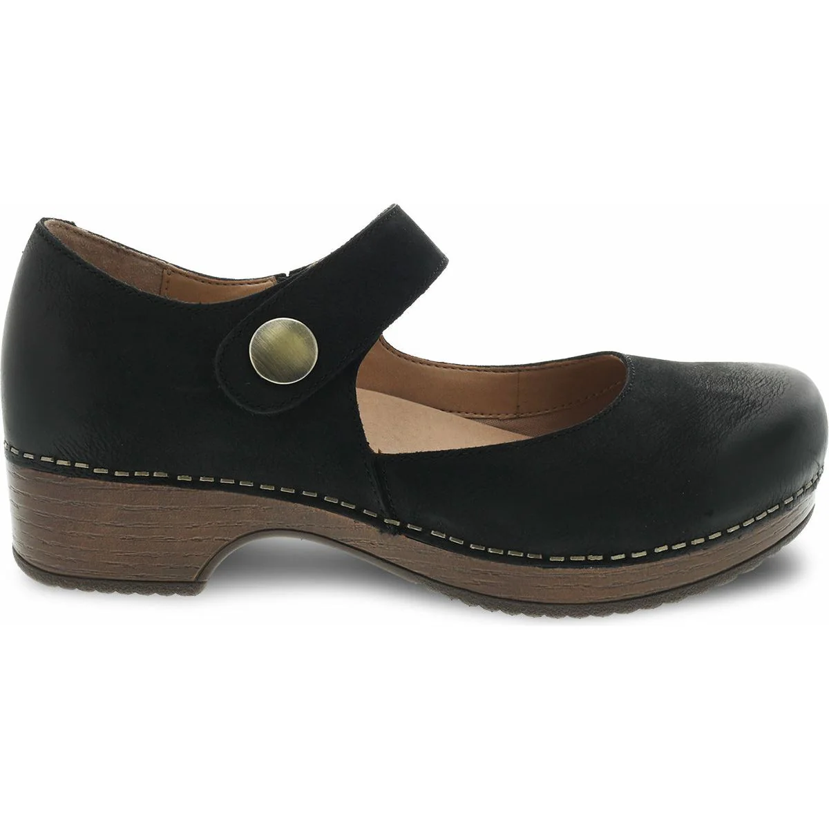 Dansko Women's Beatrice in Black Burnished Nubuck - Image 2