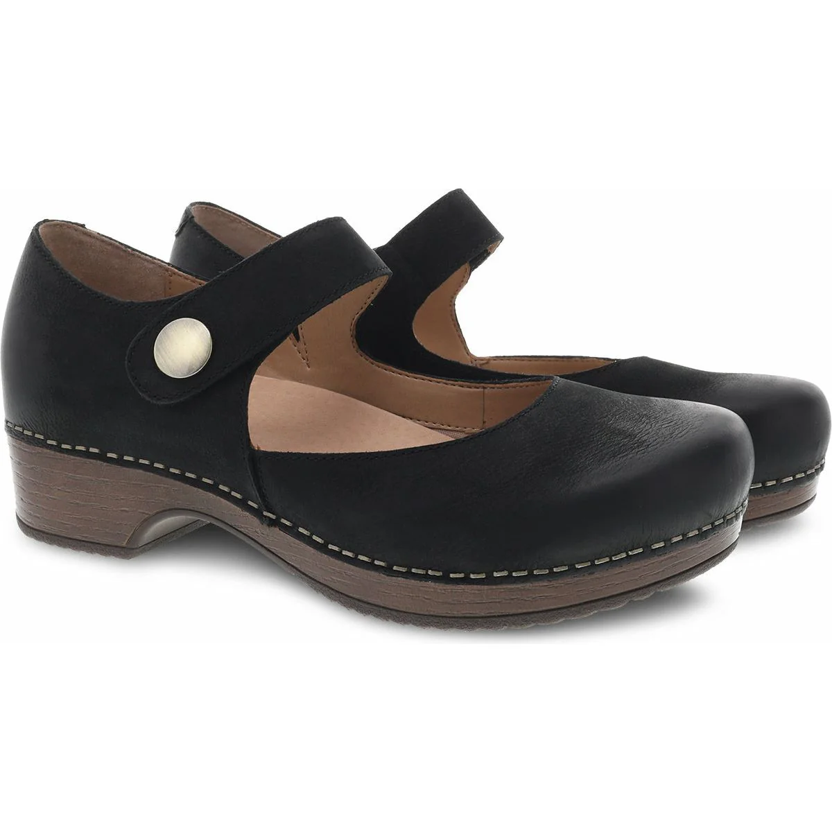 Dansko Women's Beatrice in Black Burnished Nubuck - Image 4