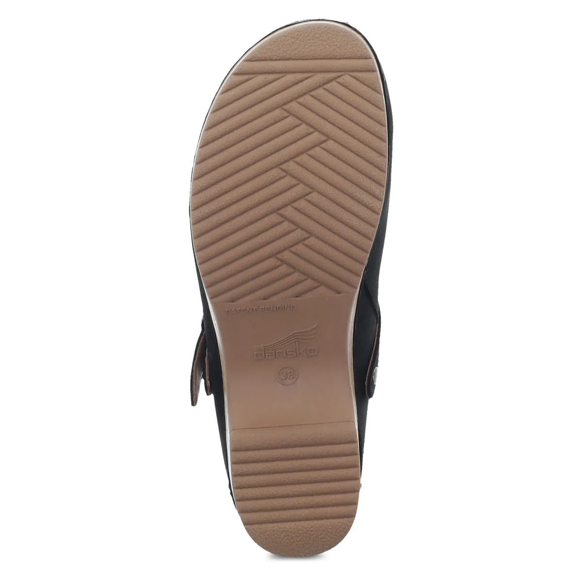 Dansko Women's Brenna in Black Burnished Suede Clog - Image 6