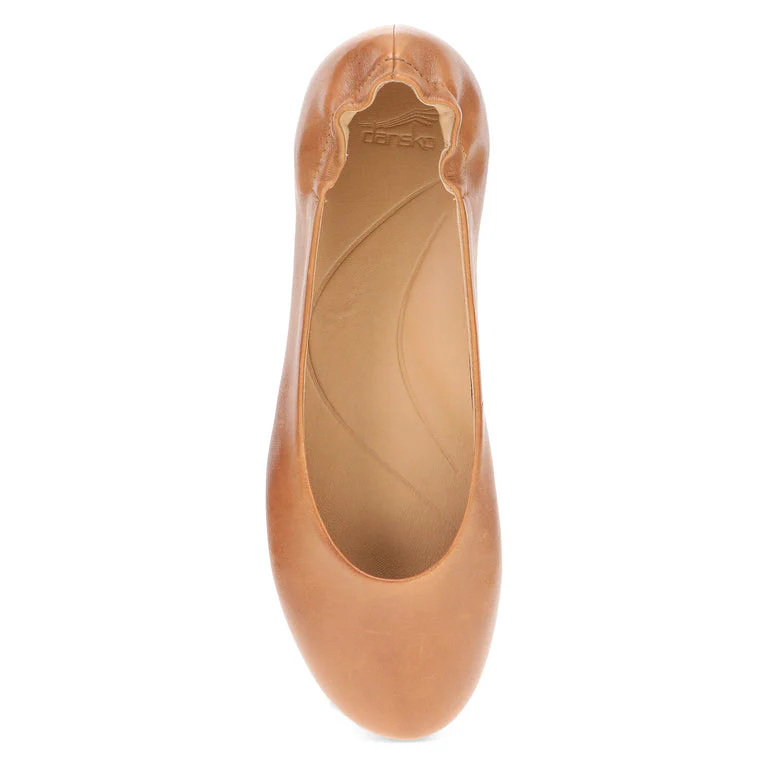 Dansko Women's Mollie Flat in Luggage Nappa - Image 5