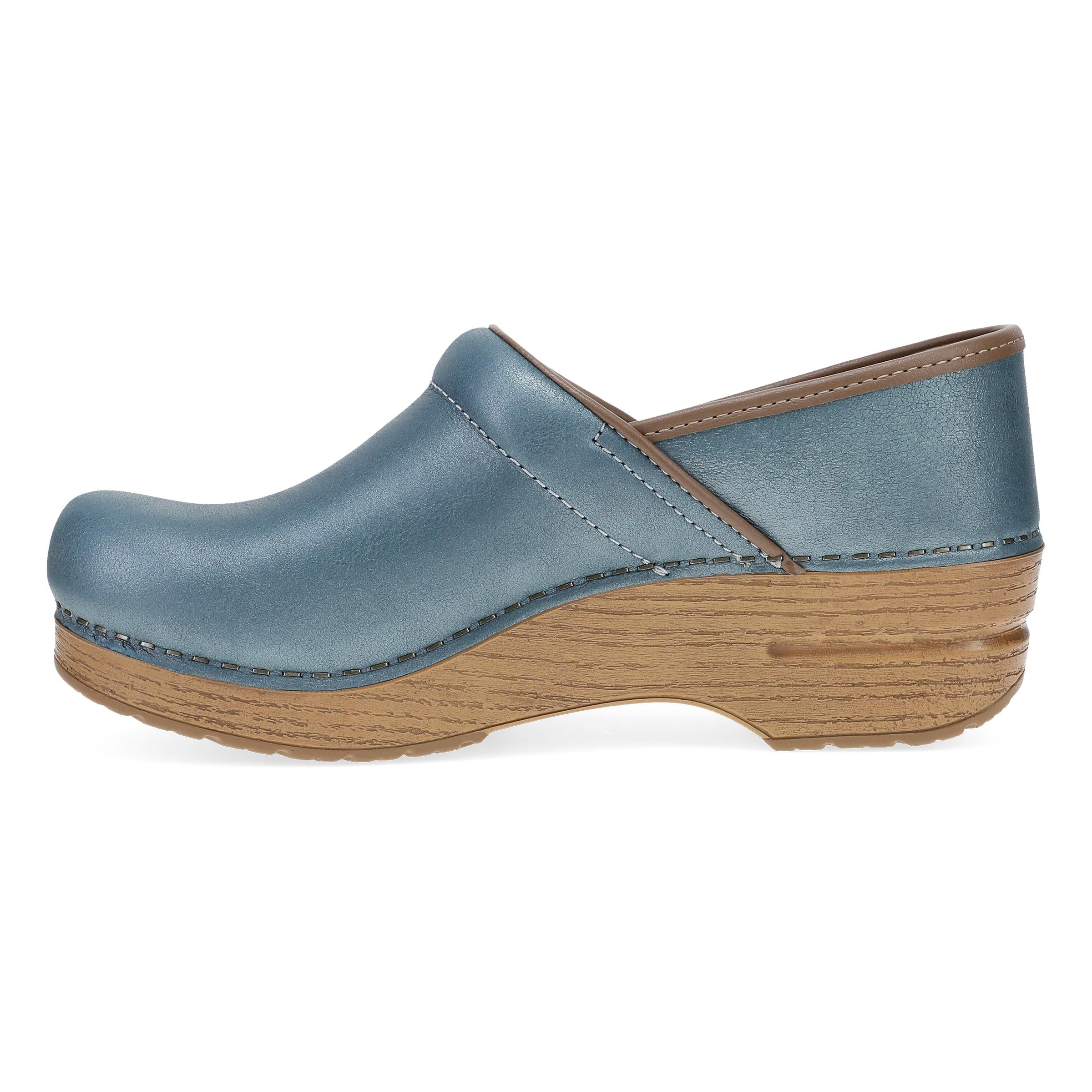 Dansko Women's Professional Clog in Blue Metallic - Image 3